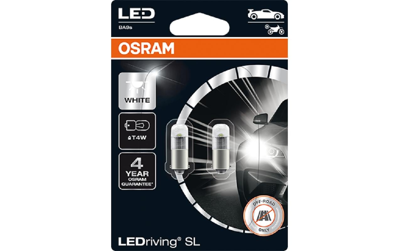 Osram LEDriving SL White BA9s Leuchtmittel – 75 lm, 6000 K – 2er-Pack