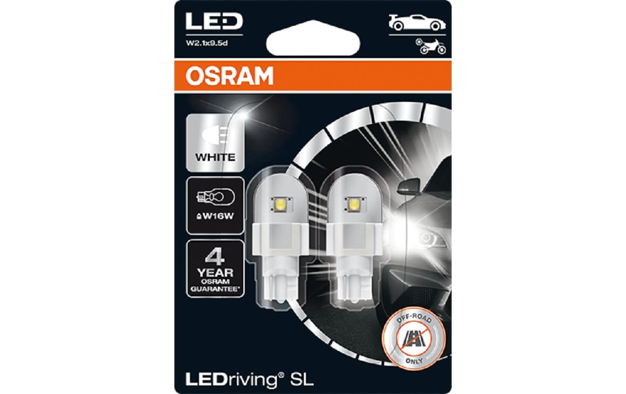 Osram Leuchtmittel W2.1x9.5d – 280 lm, 6000 K – 2er-Pack