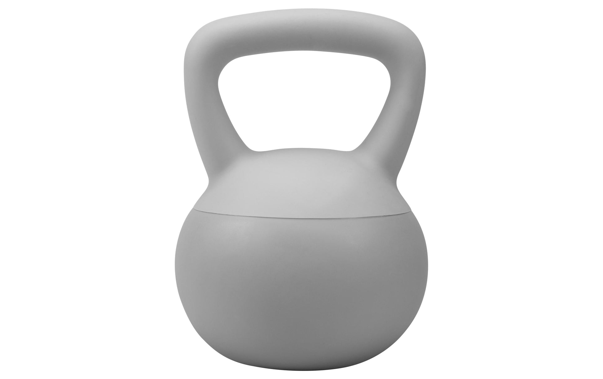 KOOR Kettlebell F00945, 12 kg, Ø 21,5 cm, 31 cm hoch – Sand/PVC