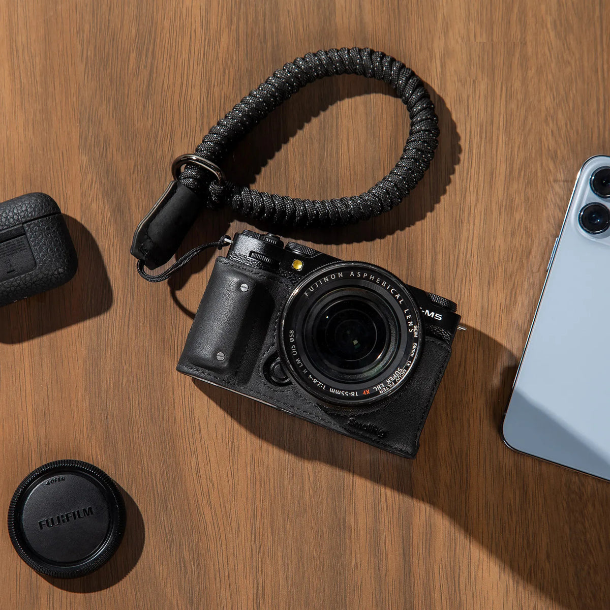 SmallRig 4879 Kamerahülle – Leder/Nylon – für Fujifilm X-M5 – Schwarz – 2er-Pack