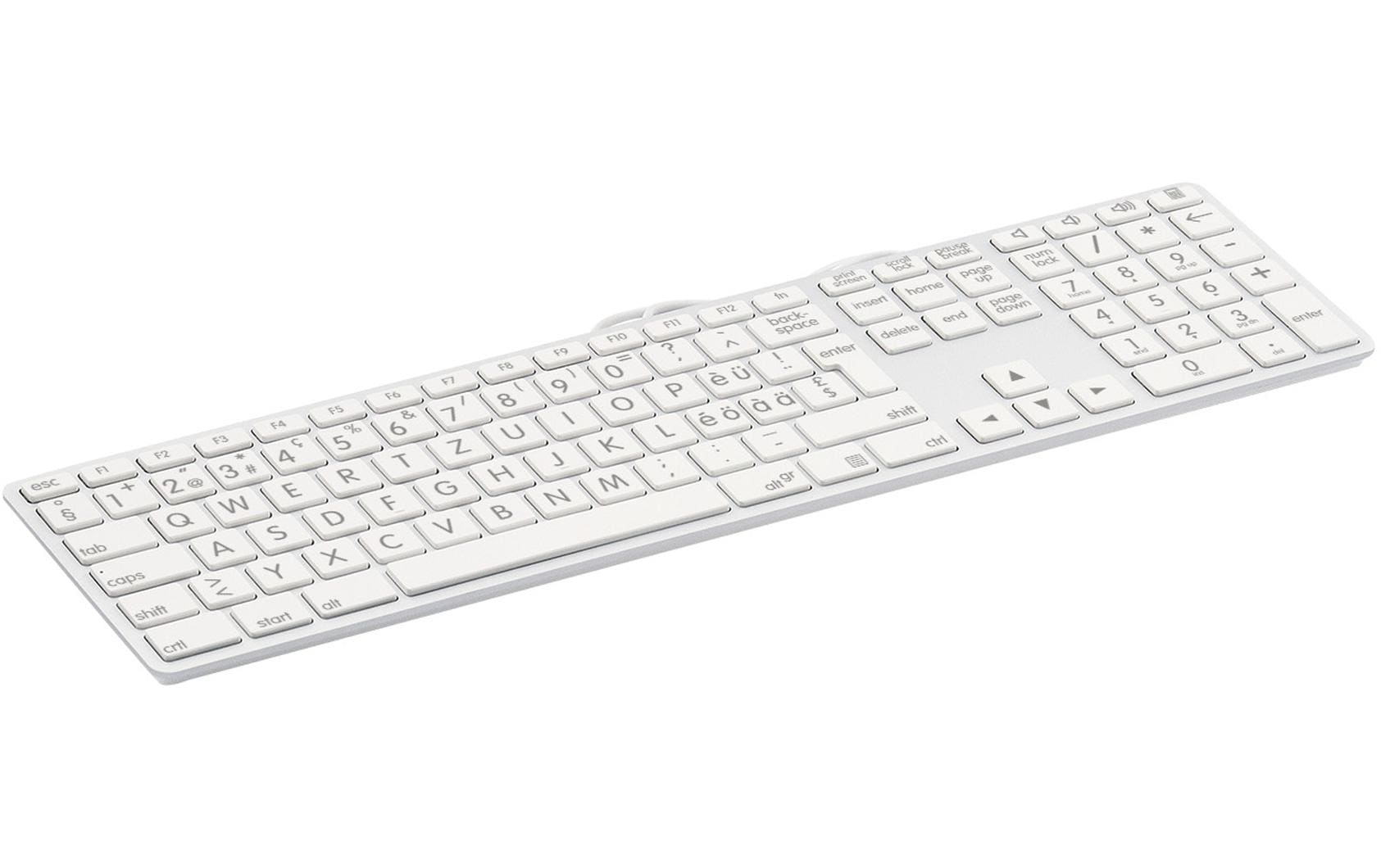 LMP Tastatur, kabelgebunden (USB-A), CH-Layout (DE-CH), Fullsize (mit Ziffernblock) – für Windows-PC