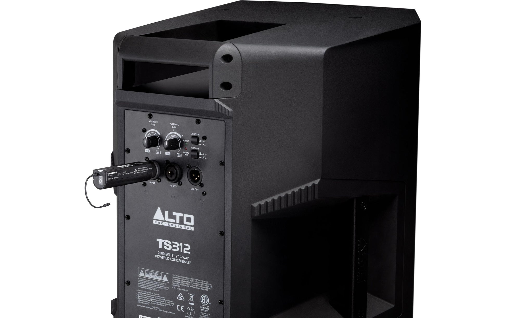 Alto Professional STEALTH 1 – UHF Audio-Empfänger – XLR – 863–865 MHz – USB/Batteriebetrieb