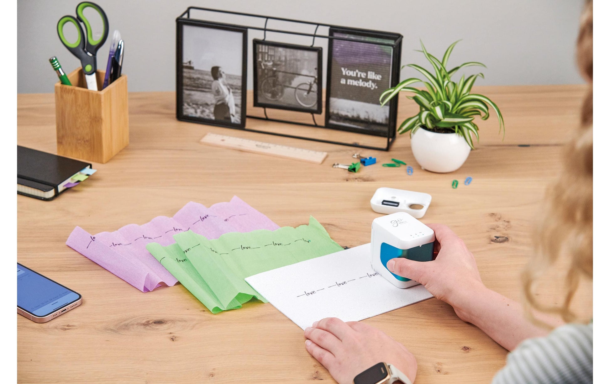 Colop e-mark GO – Mobiler Handdrucker, Tintenstrahl, Akkubetrieb, WLAN, für Etiketten