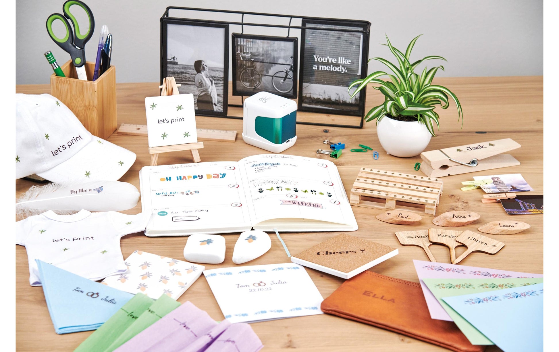 Colop e-mark GO – Mobiler Handdrucker, Tintenstrahl, Akkubetrieb, WLAN, für Etiketten