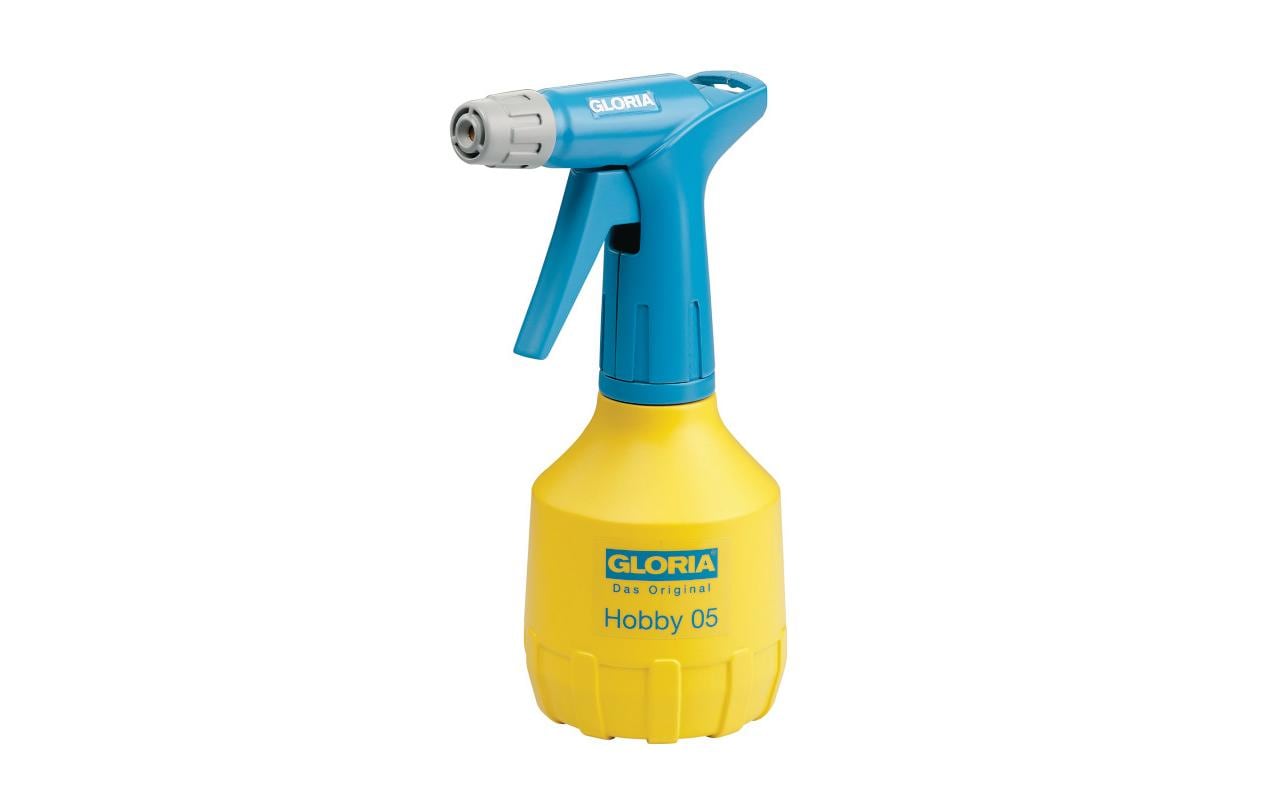 Gloria Sprühflasche Hobby 05 – 0,5 l – Gelb/Hellblau