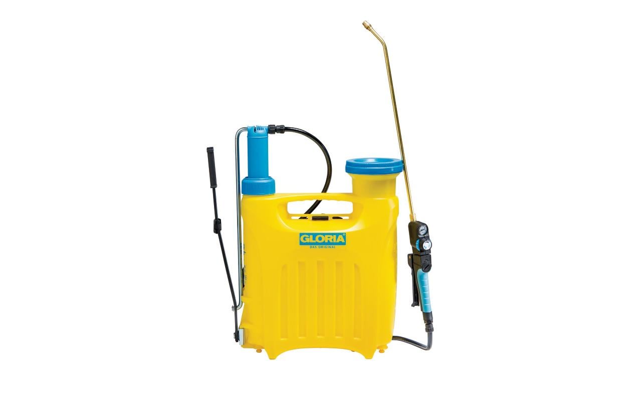 GLORIA Drucksprüher Hobby 1200 – 12 l – gelb – Kunststoff