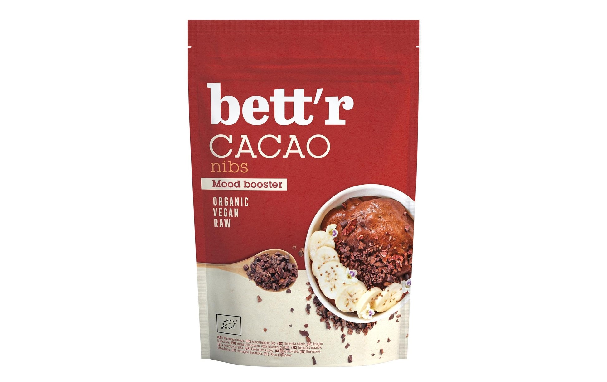 Bett'r Kakaonibs – roh, bio, vegan – 200 g