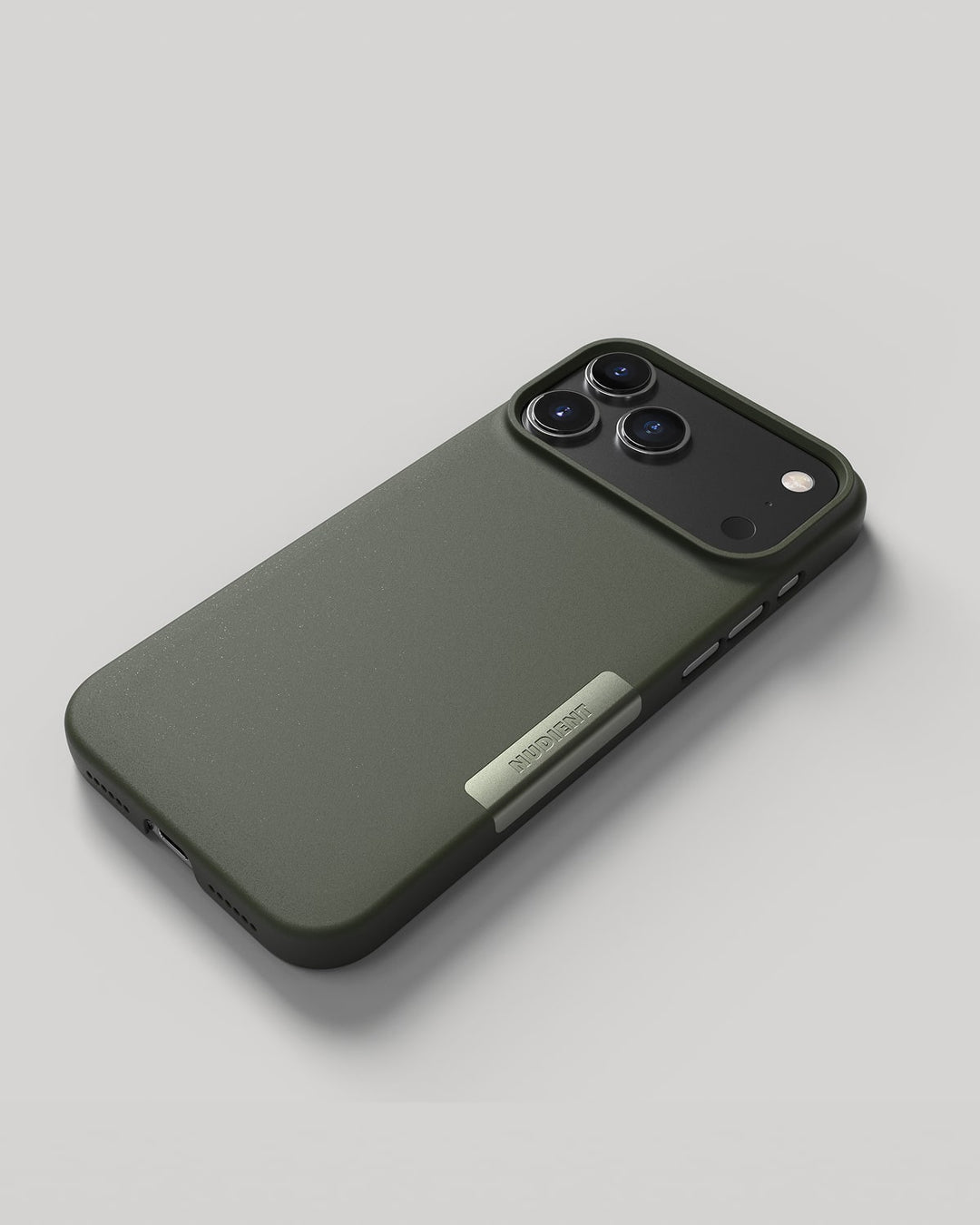 Nudient – Backcover – für Apple iPhone 17 Pro Max – Dunkelgrün – MagSafe-kompatibel