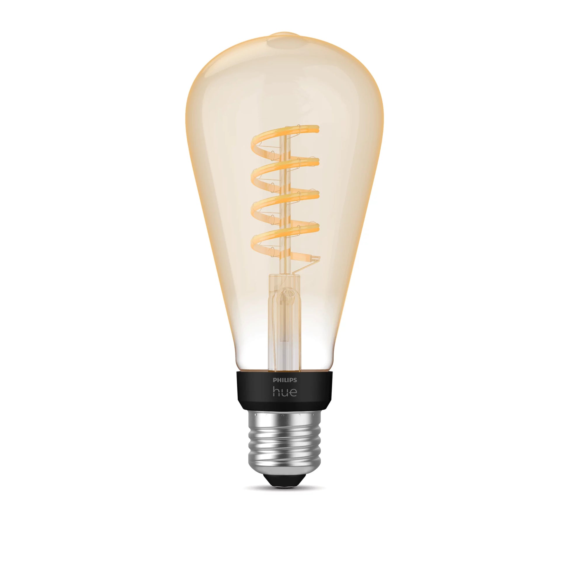 Philips by Signify Philips Hue Smart-Leuchtmittel E27 ST72 – Warmweiss–Kaltweiss, 375 lm, 7 W, Zigbee, Bluetooth – 1 Stk.