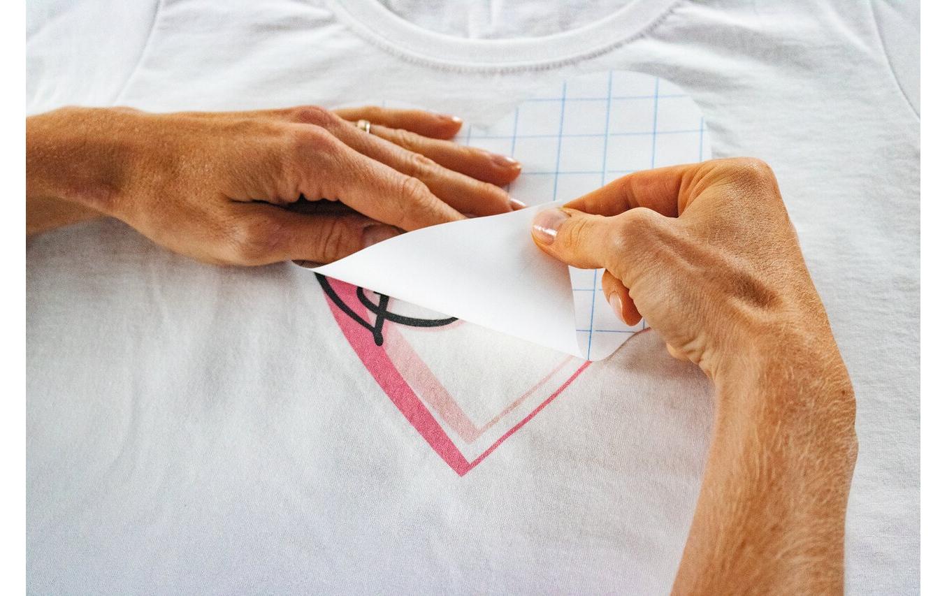 HERMA Aufbügelfolie Weiss – matt, A4, Inkjet, für helle Textilien, 20 Blatt