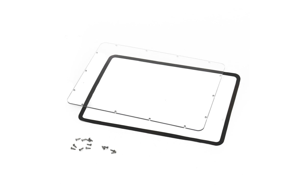 Nanuk Panel-Bausatz (Einbaurahmen) – transparent, Polycarbonat (PC), B 245 × H 4,8 × T 194 mm, für Nanuk 908
