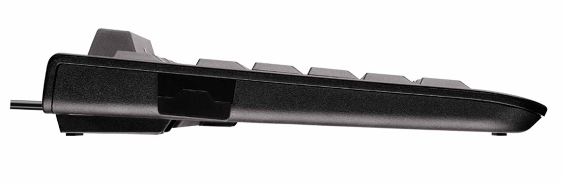 CHERRY KC 1000 SC – Tastatur, kabelgebunden (USB), AZERTY (BE), Fullsize (mit Ziffernblock), Schwarz