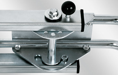 Alba-Krapf Status Serie III Wandschlauchhalter – mit 3/4" Wasseranschluss, Betriebsdruck 6 bar, Silber, Stahl