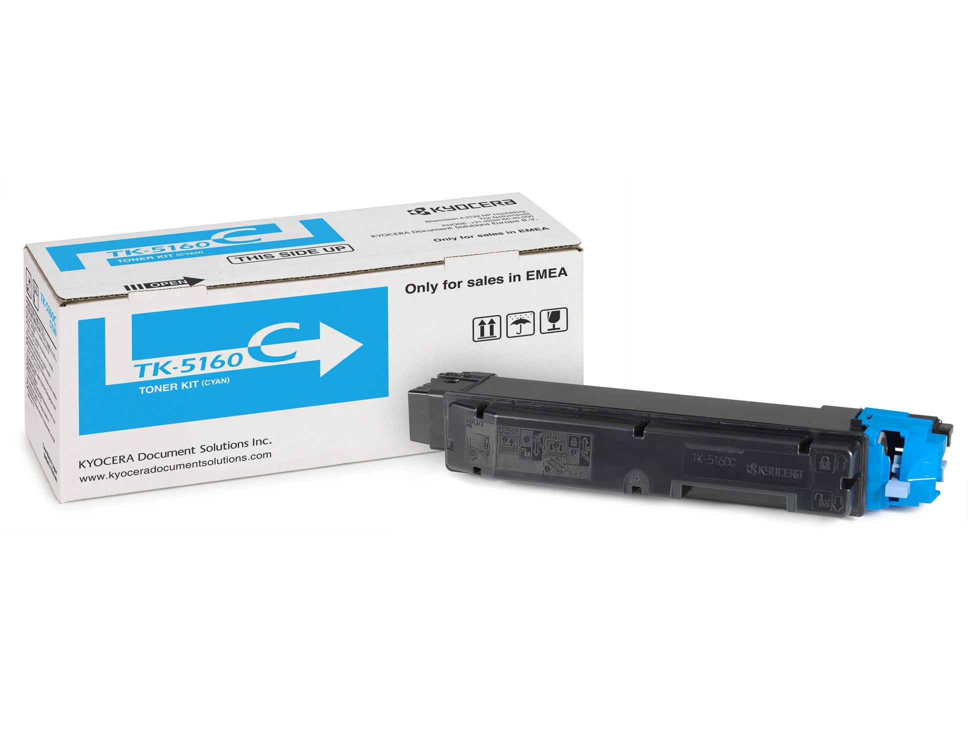 Kyocera TK-5160C Toner, Cyan, 12'000 Seiten