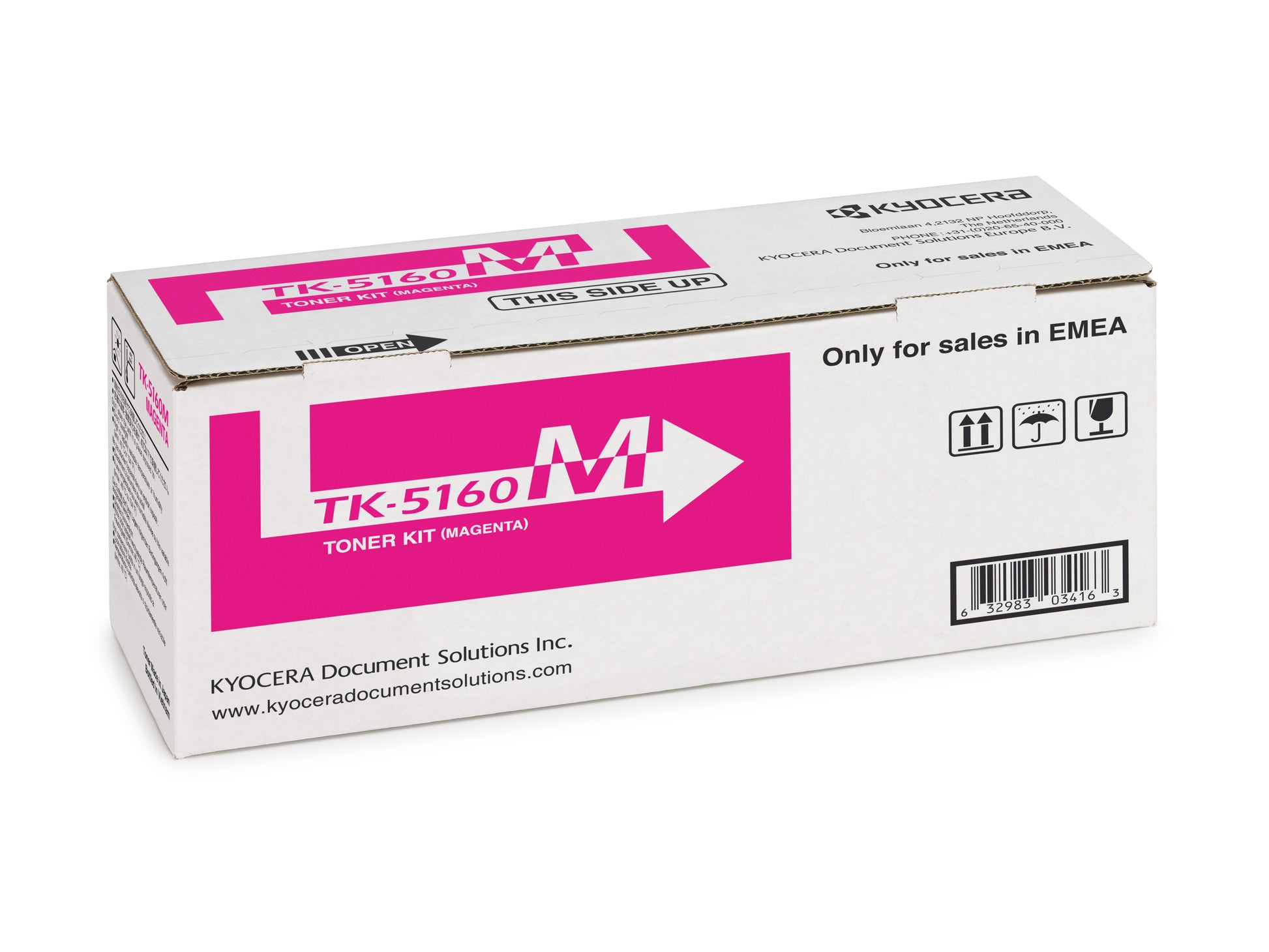 Kyocera – Toner TK-5160M – Magenta, 12000 Seiten – für ECOSYS P7040cdn