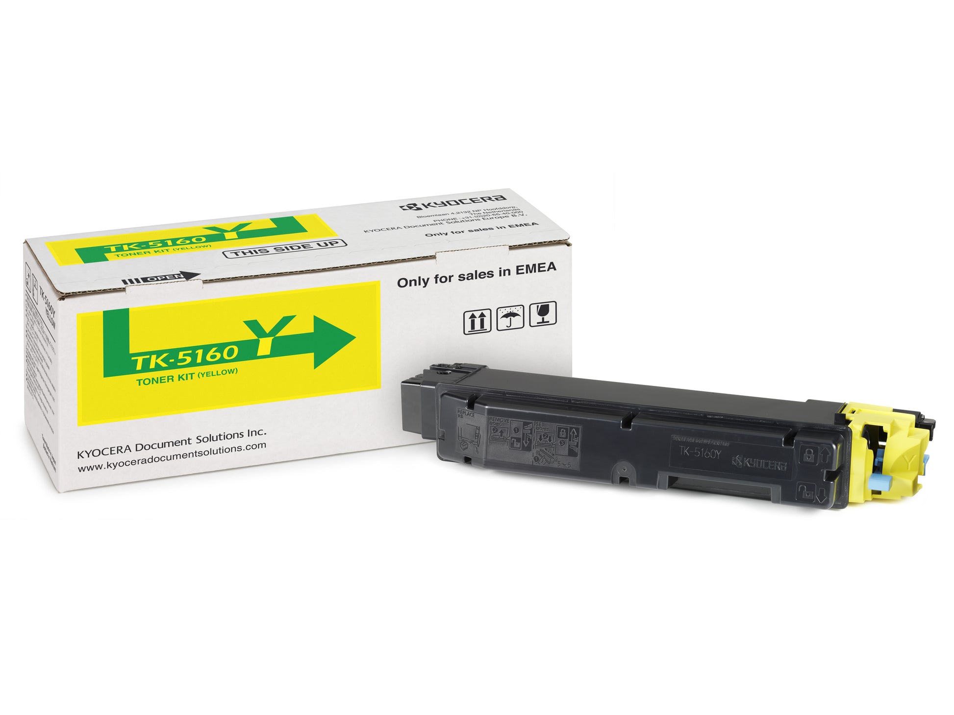 Kyocera – Toner TK-5160Y – Gelb, 12000 Seiten – für Ecosys P7040