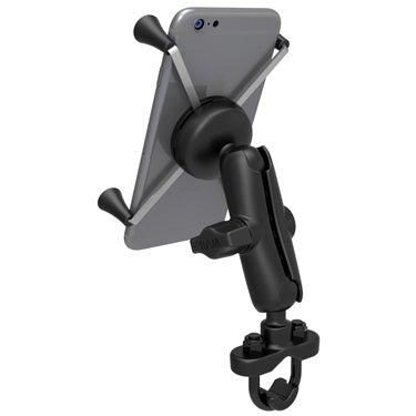 RAM Mounts Universal X-Grip – Fahrrad-/Motorrad-Halterung – Lenker – für Android/iOS – Schwarz