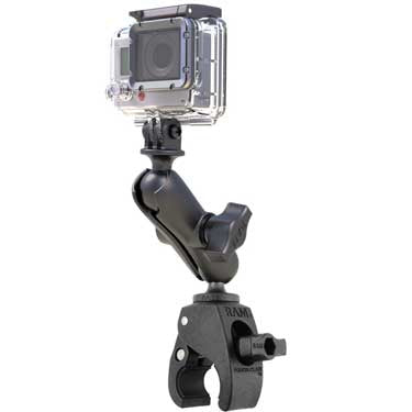 RAM Mounts RAP-B-400-GOP1U Lenkerhalterung – für GoPro Hero 1–9, GoPro Session, Garmin Virb u. a. – Schwarz