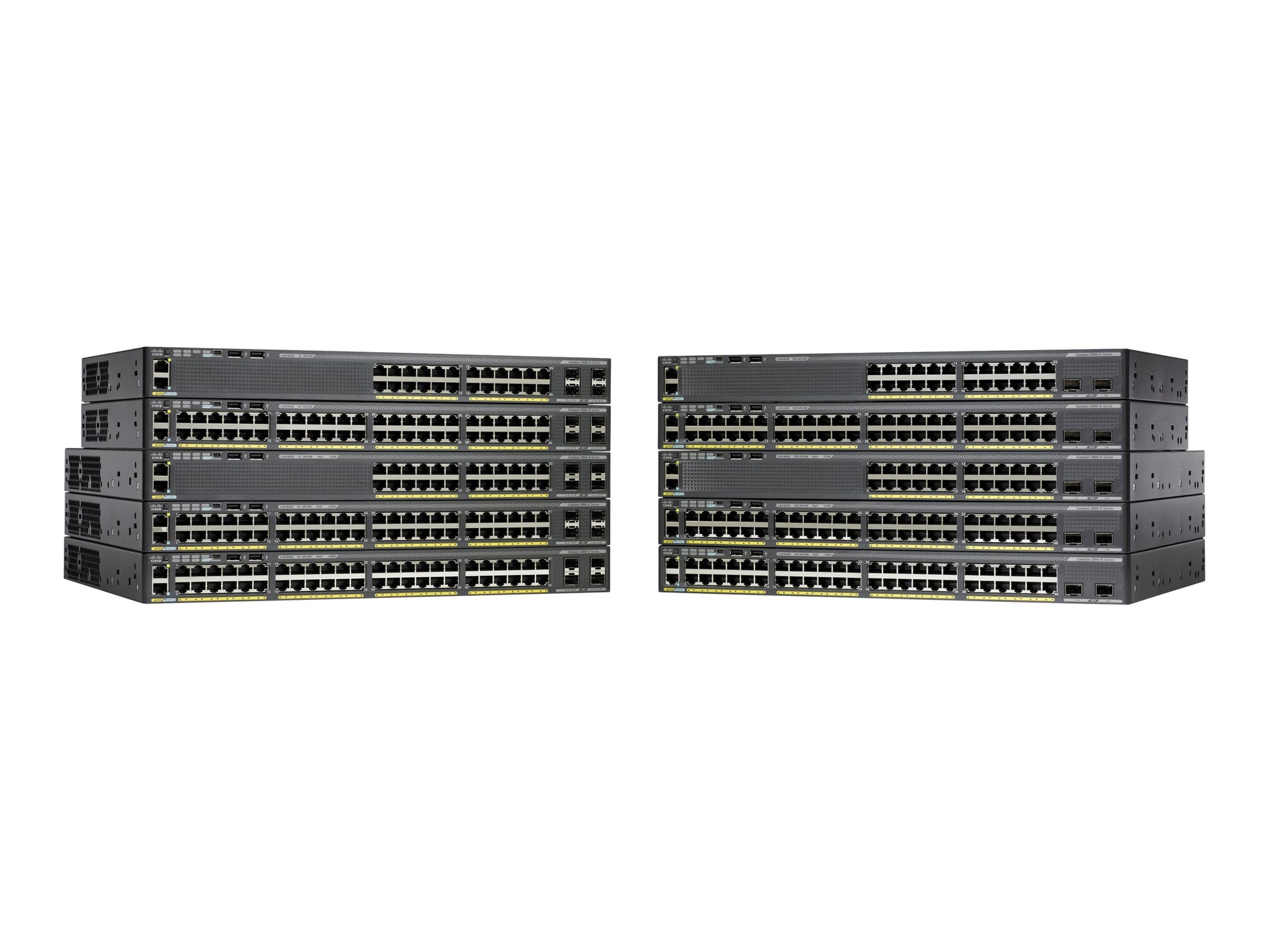 Cisco C2960X24TSLL – Managed Switch – 24×GbE, 2×SFP, L2/L3, 1U