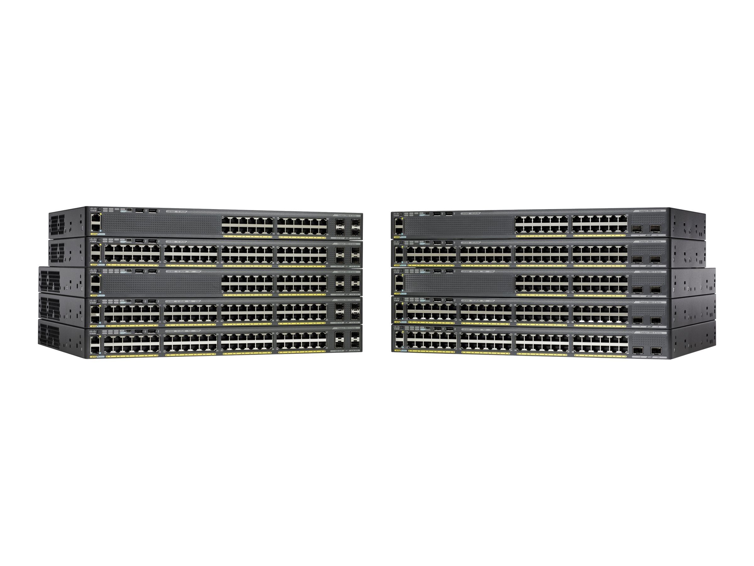 Cisco C2960X24TSLL – Managed Switch – 24×GbE, 2×SFP, L2/L3, 1U