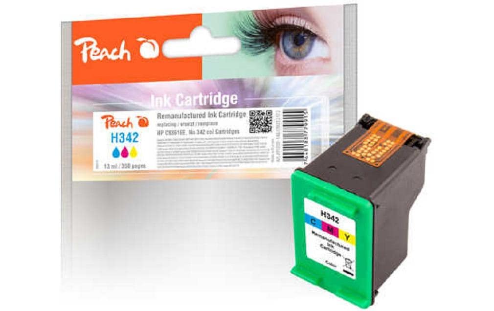 Peach 342 Magenta Tintenpatrone (Kompatibel) – 350 Seiten – für HP DeskJet 5400, PhotoSmart 2500 …