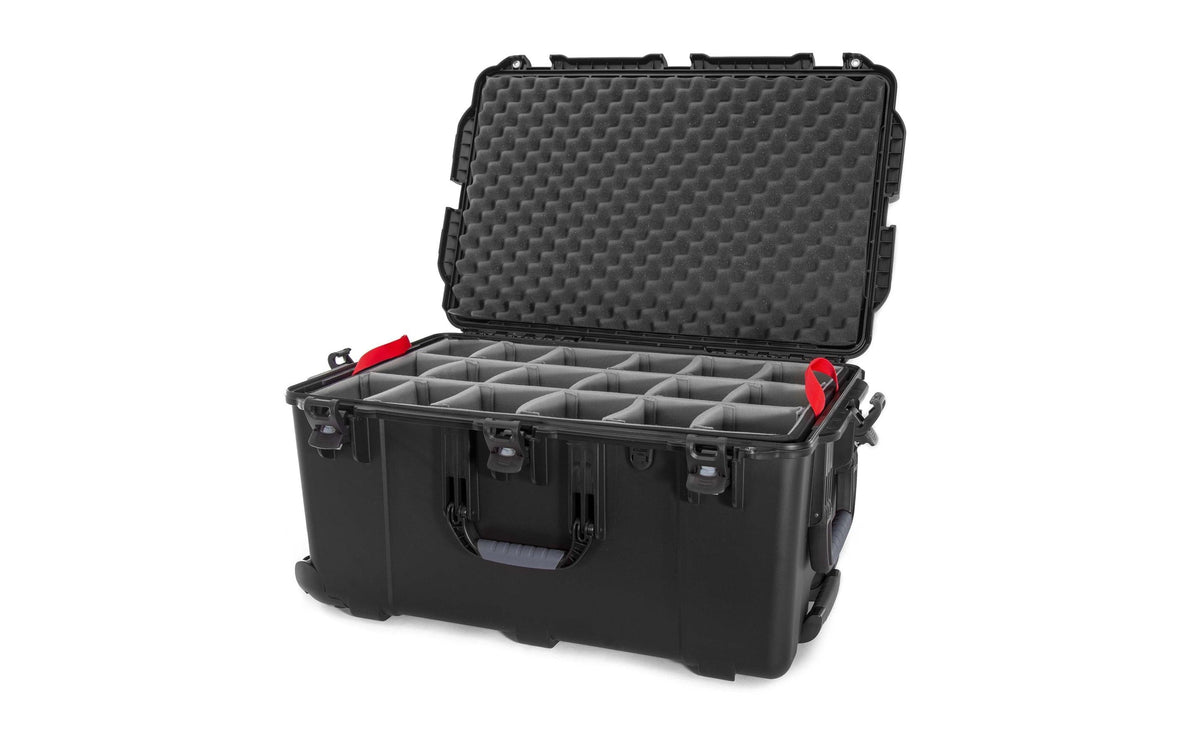 Nanuk Schutzkoffer 965 – 119,8 l, wasserdicht, Nylon, schwarz, 53,6 × 40,6 × 82,6 cm