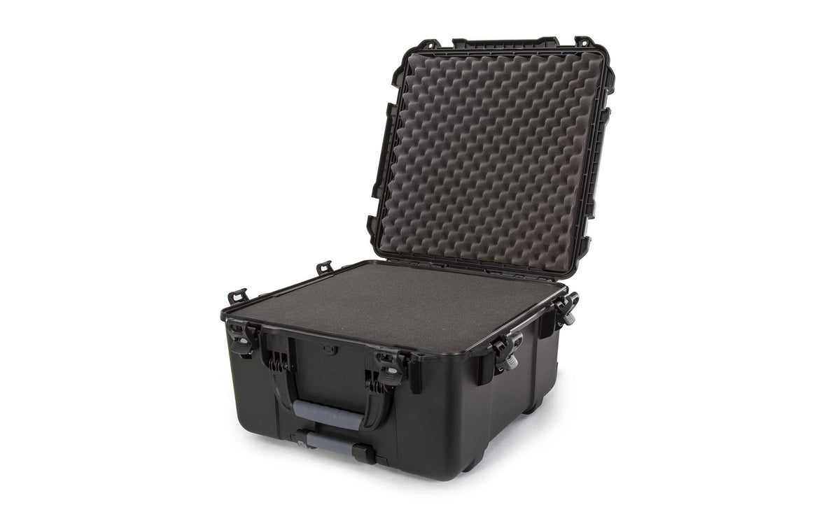 Nanuk Schutzkoffer 968 mit Schaum – wasserdicht, schwarz, 62,7 × 34,5 × 63,5 cm