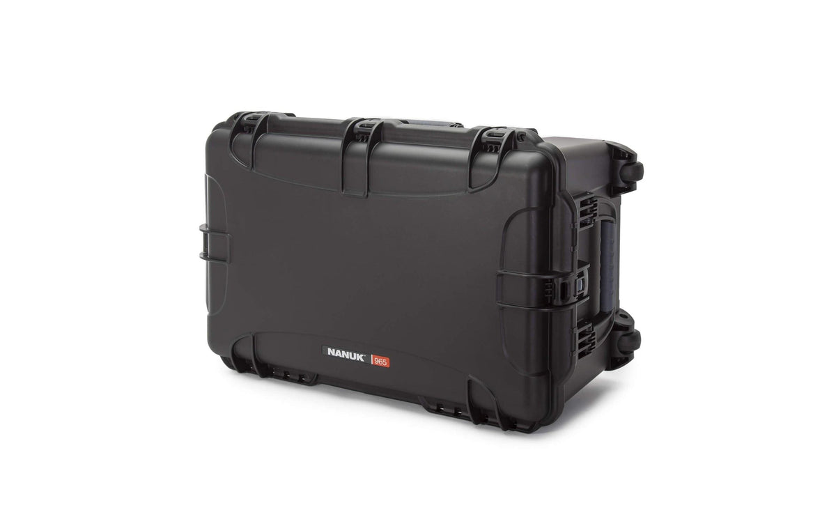 Nanuk Schutzkoffer 965 – 119,8 l, wasserdicht, Nylon, schwarz, 53,6 × 40,6 × 82,6 cm