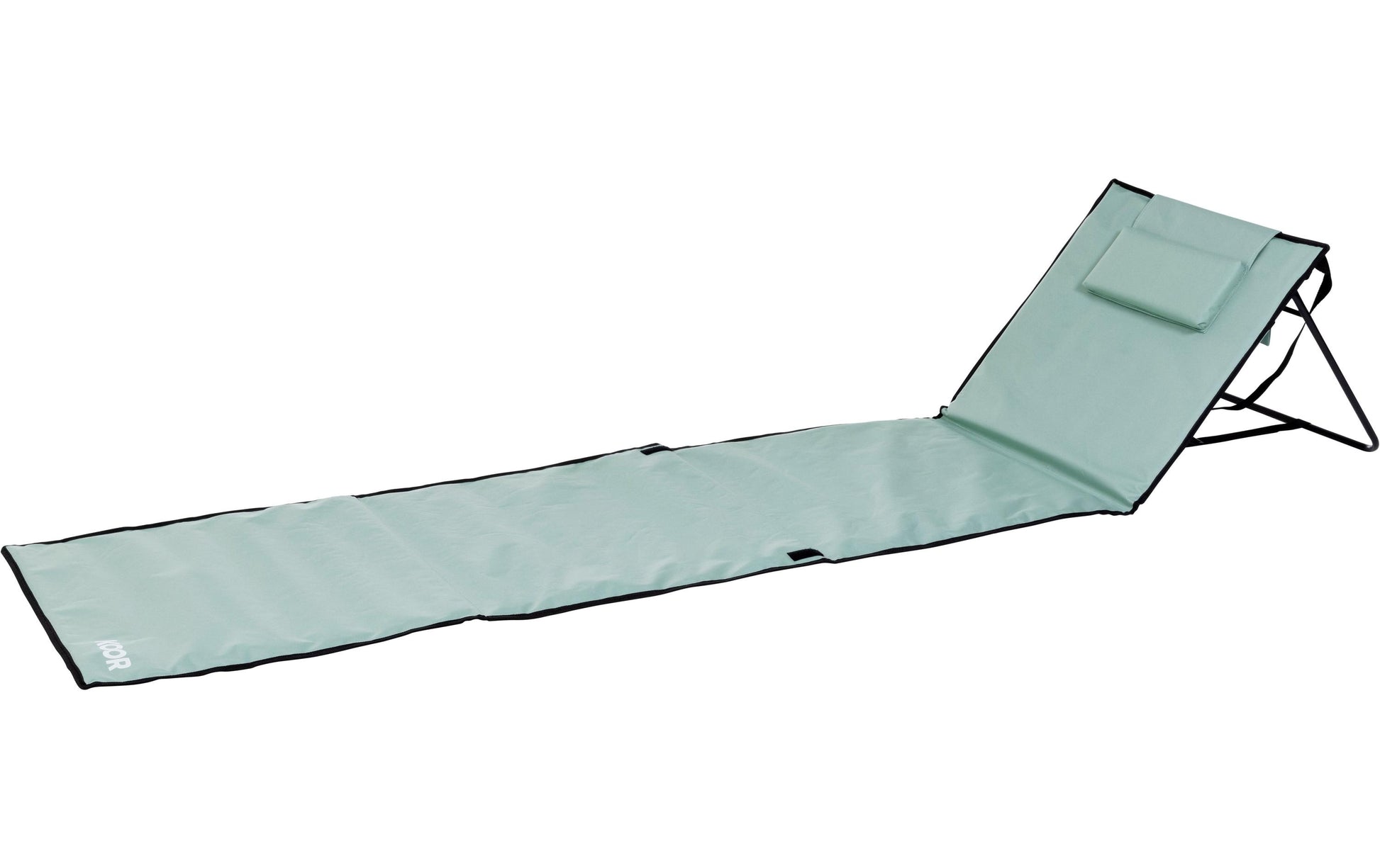 KOOR Strandmatte Calma – schnelltrocknend – 220 × 55 cm – Mint – PE-Schaumstoff, 600D Polyester Canvas