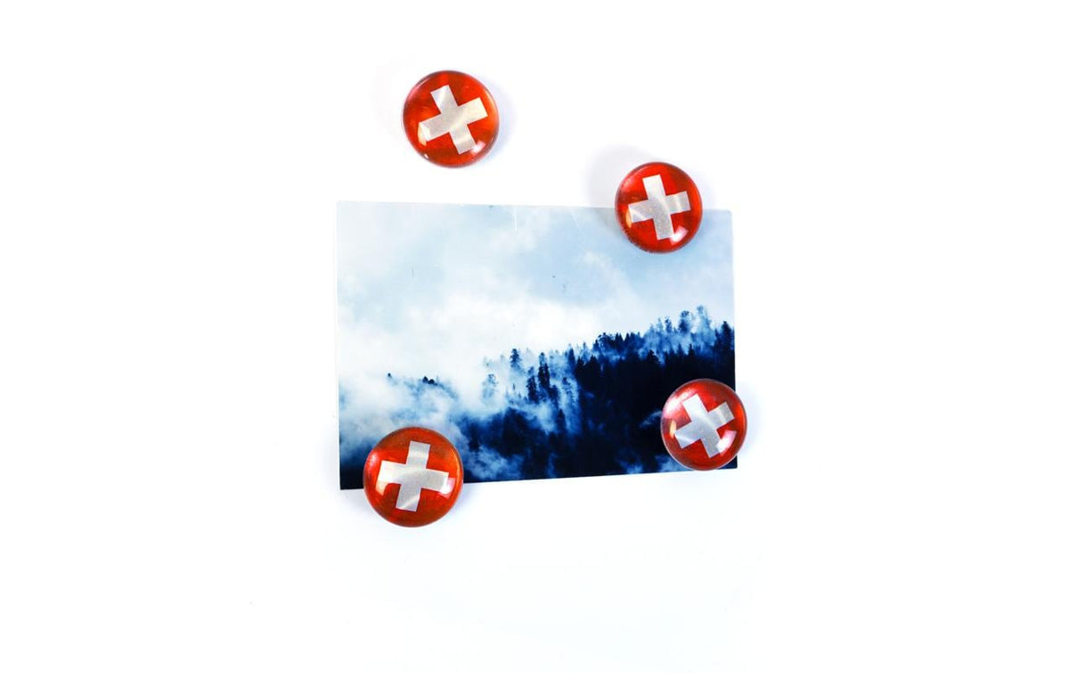Trendform Tafelmagnete – Ø 35 mm – 4 Stk. – rot