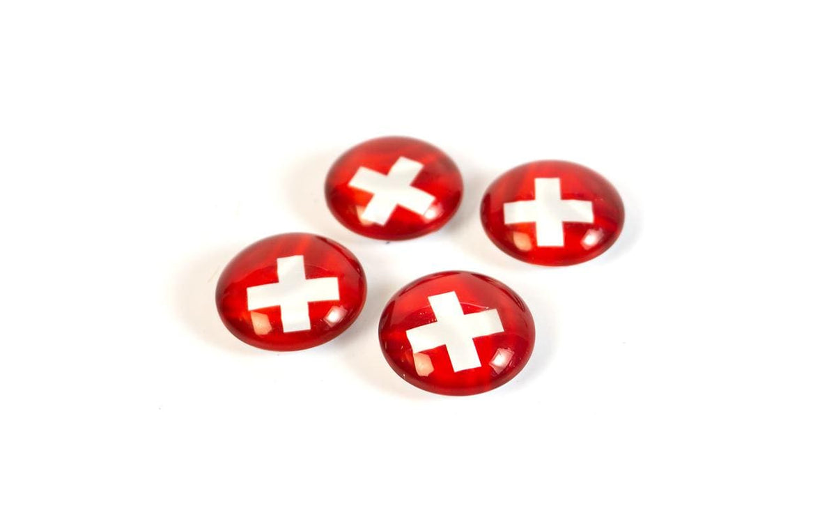 Trendform Tafelmagnete – Ø 35 mm – 4 Stk. – rot