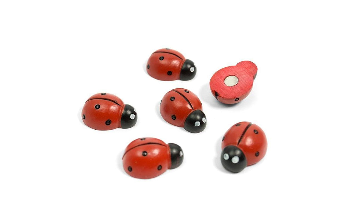 Trendform Tafelmagnete – Ø 17 mm – 6 Stk. – rot
