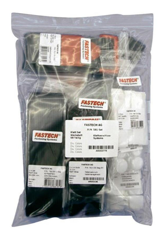 Fastech Klettset Werkstatt 67 Teile – Mehrfarbig