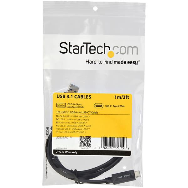 StarTech.com USB-Kabel, USB-C zu USB-A, 1 m, USB 3