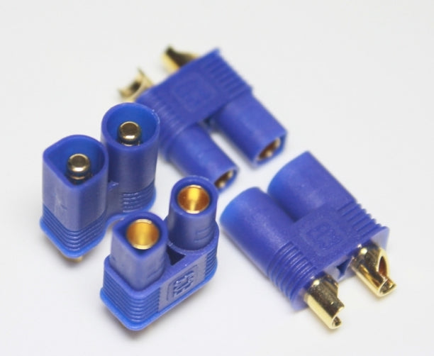 EP Product EC3 Adapterkabel, 5er-Pack, Stecker/Buchse 3,5 mm, mit Lötfahnen – Blau