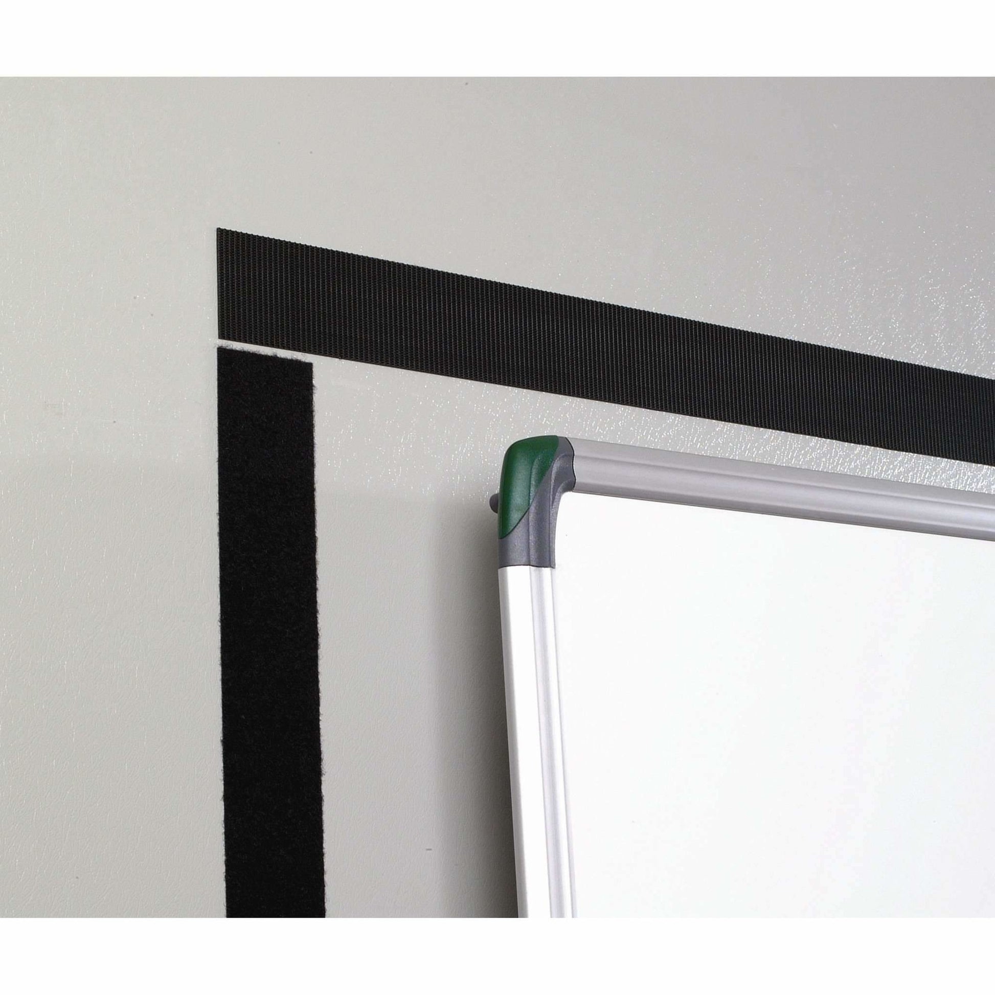 Velcro Klettband extra stark – 50 mm × 5 m, schwarz, selbstklebend, Innen & Aussen, 1 Stk.