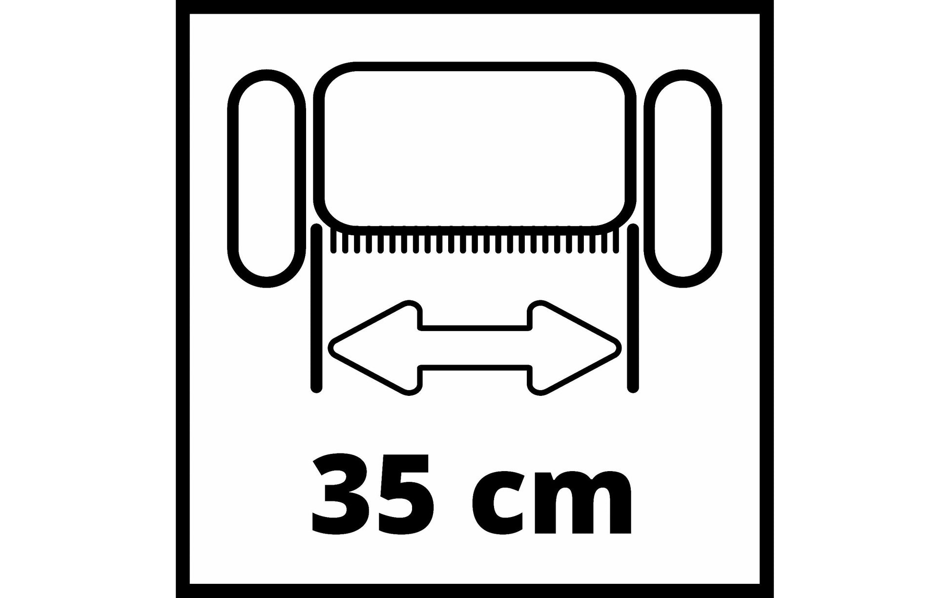 Einhell Messerwalze 420 mm Edelstahl – 1 Stk – für Einhell GE-SC 36/35 Li