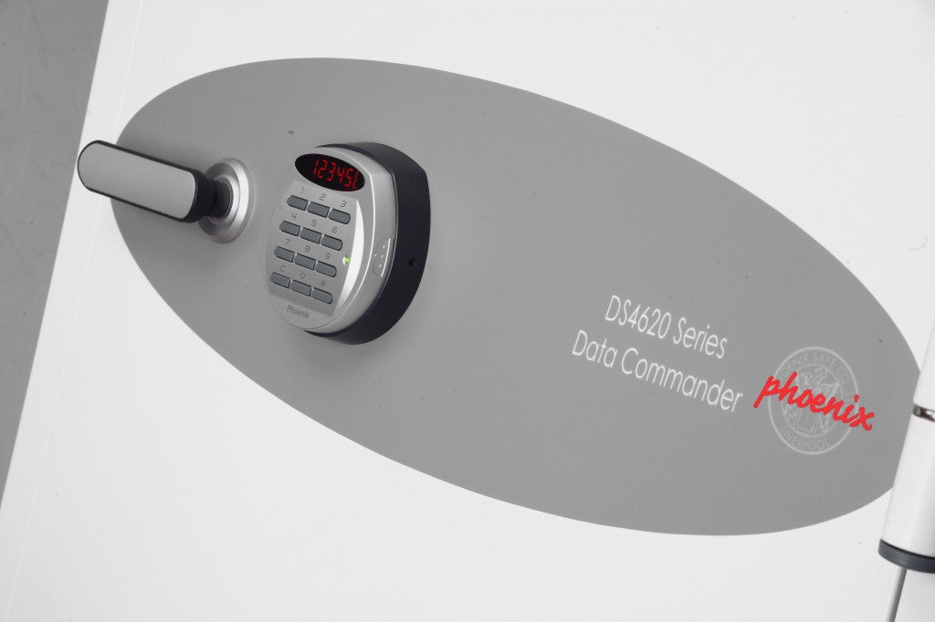 Phoenix Safe Co. Phoenix Sicherheitsschrank Data Commander DS4622E – Elektronikschloss – 228 l – Feuerschutz 120 min – Weiss