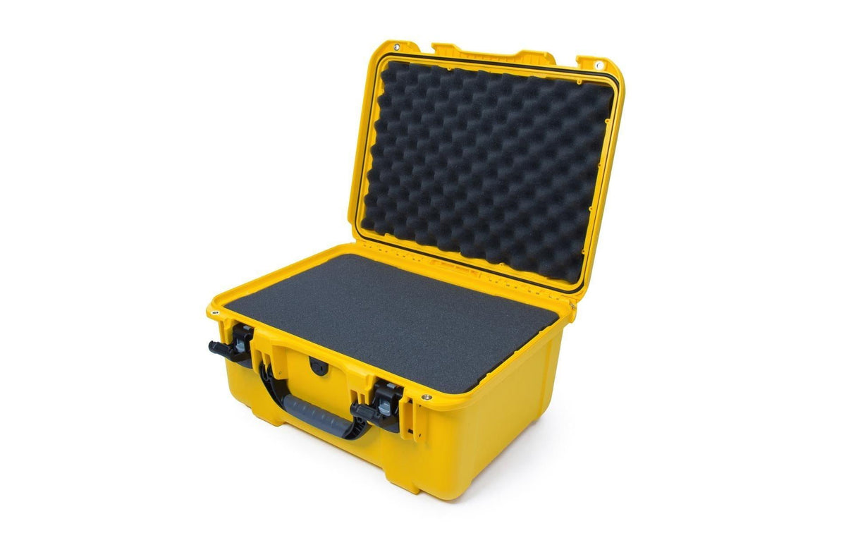 Nanuk Kunststoffkoffer 933, 505 × 409 × 257 mm, Kunststoff, Gelb, mit Schaumstoffeinlage