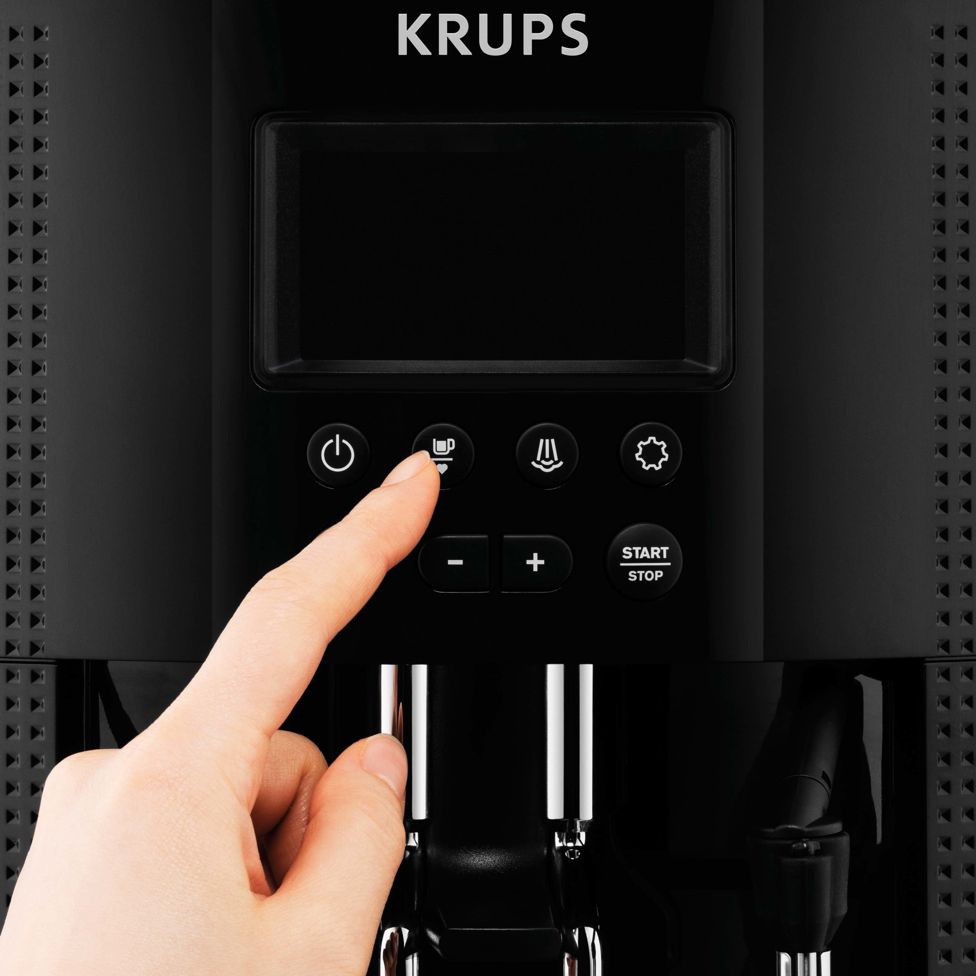 Krups EA8150 Kaffeevollautomat – 1,7 l, 260 g Bohnenbehälter, 15 bar, Milchaufschäumer