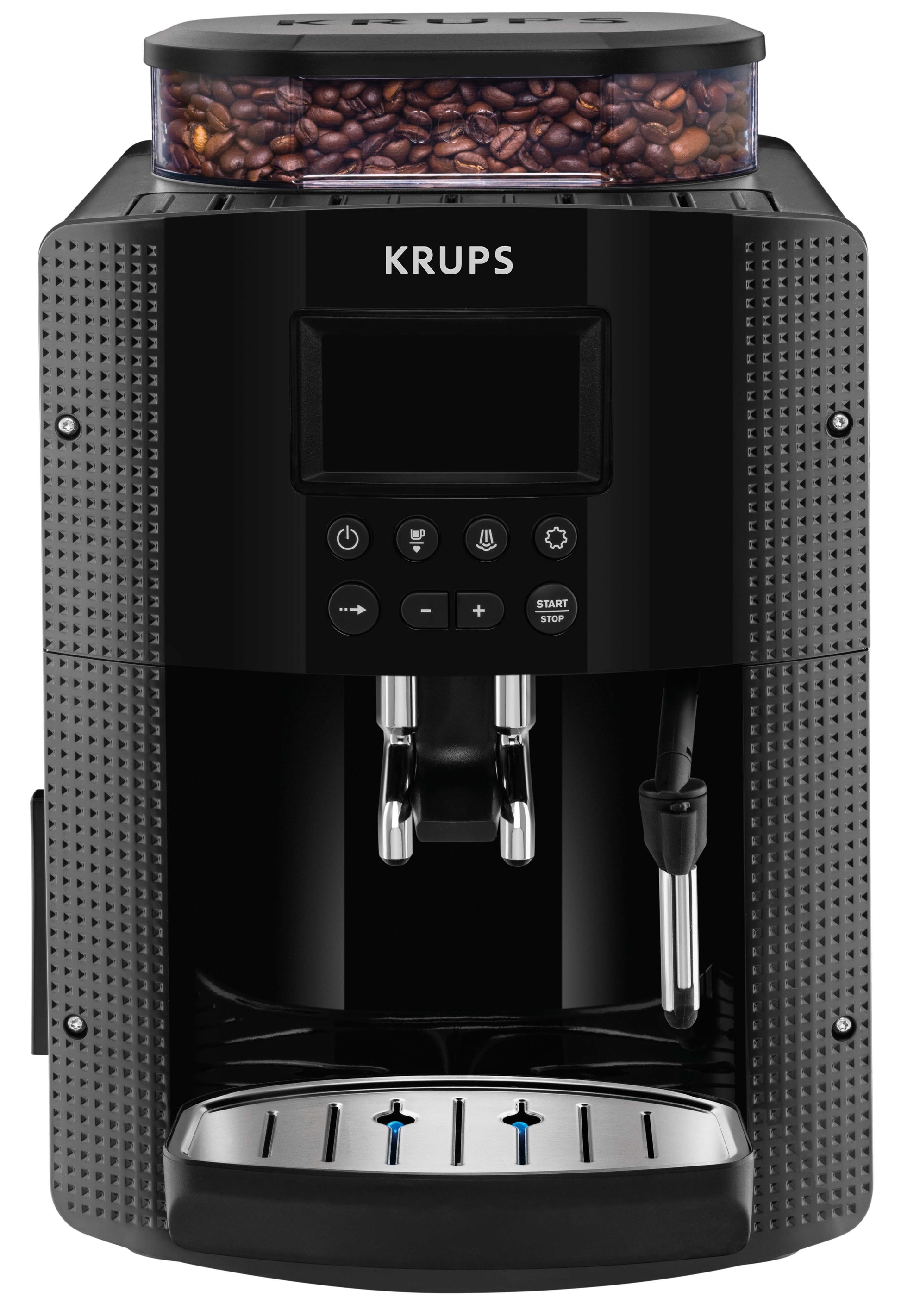 Krups EA8150 Kaffeevollautomat – 1,7 l, 260 g Bohnenbehälter, 15 bar, Milchaufschäumer