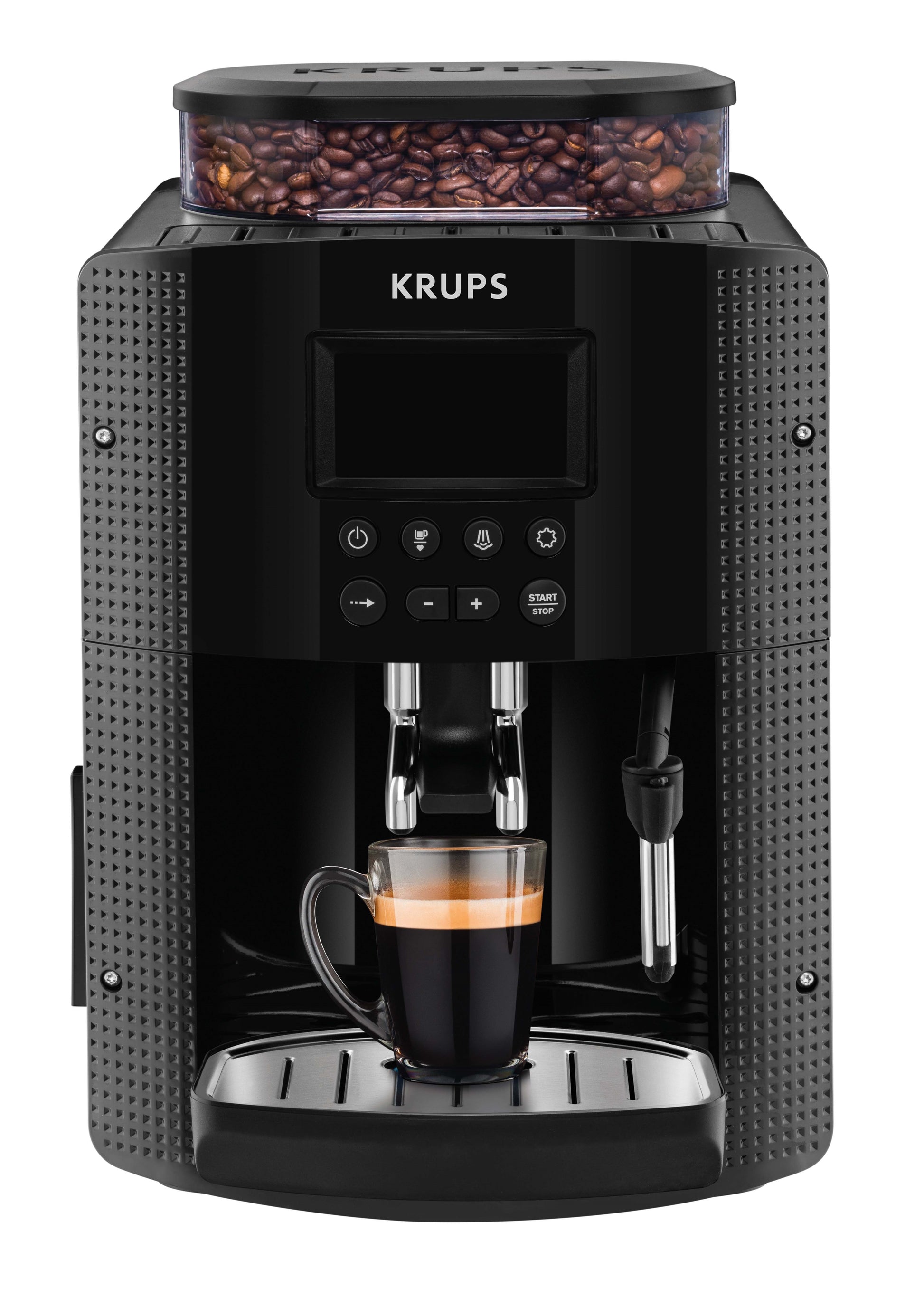 Krups EA8150 Kaffeevollautomat – 1,7 l, 260 g Bohnenbehälter, 15 bar, Milchaufschäumer