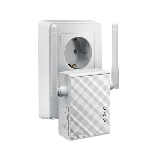 ASUS RP-N12 – WLAN-Repeater – Wi-Fi 4 (802.11n), 2,4 GHz, bis 300 Mbit/s, 1× RJ-45 (10/100 Mbit/s)
