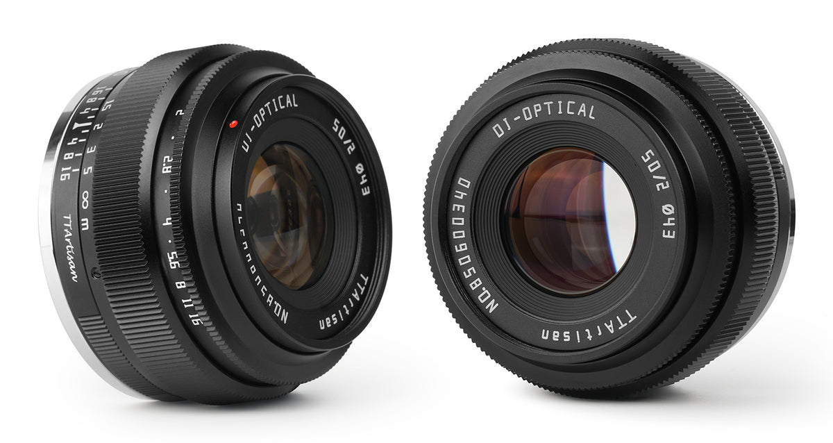 TTArtisan F5020-B-X Objektiv – 50 mm f/2 (Fujifilm X-Mount; z. B. X-T3, X-T4, X-S10 u. a.) – Vollformat, 43 mm