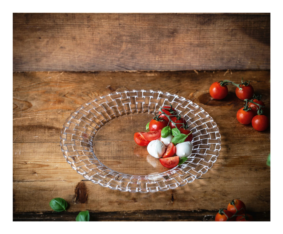 Nachtmann Frühstücks- & Dessertteller Bossa Nova – Ø 23 cm, Kristallglas, Transparent, spülmaschinenfest