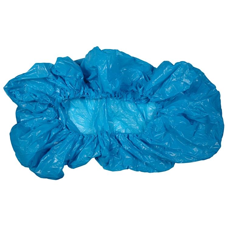 Matratzenüberzug – 90 × 210 cm, Blau, Polyethylen (PE), Stärke 30 µm, 10er-Pack, FDA-konform (21 CFR 177.1520)