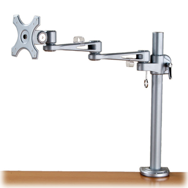 VALUE Monitorarm Tischhalterung – Klemme/Durchführung – 1 Monitor – VESA 75×75/100×100 mm – bis 10 kg/Monitor