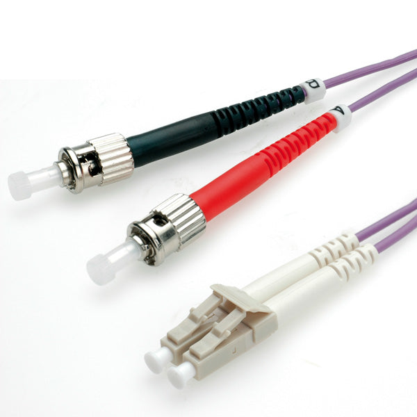 VALUE LWL-Patchkabel – LC-ST, Multi-Mode OM4, 3 m
