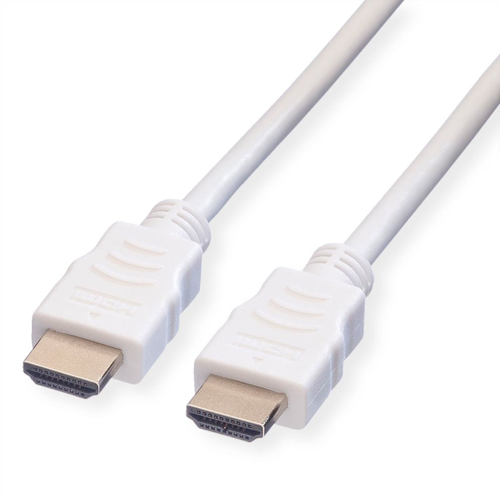 VALUE HDMI Kabel – 4K – 7,5 m – ARC, Ethernet – Weiss