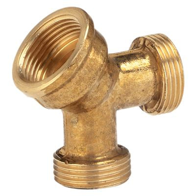 Gardena 2-Wege-Verteiler 7155-20 – 2 Ausgänge, Messing, 1 Stück
